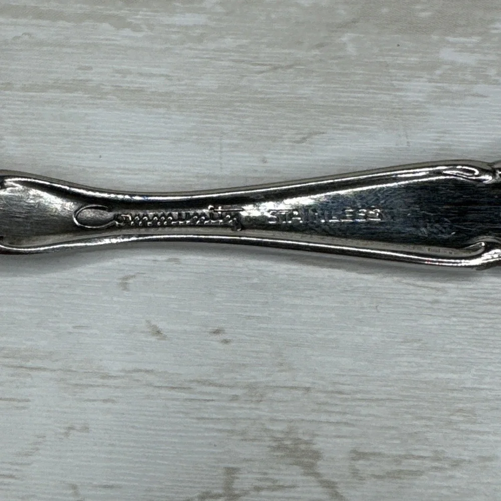 Oneida Community Cantata Stainless Glossy Flatware Silverware Forks Lot Of 11